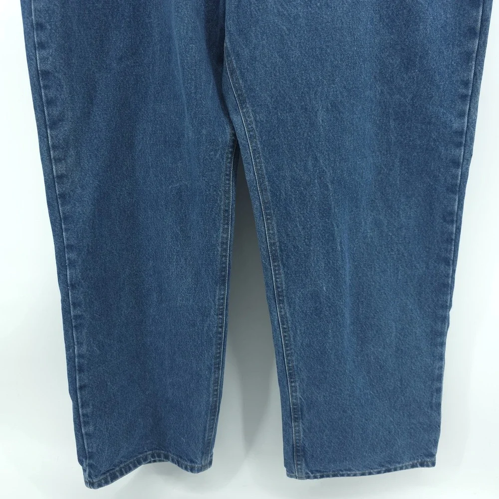 Carhartt Blue Jeans Mens 42X30 Relaxed Fit Denim Straight‎ Leg Work